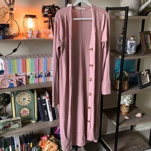 Free People duster/ maxi cardigan